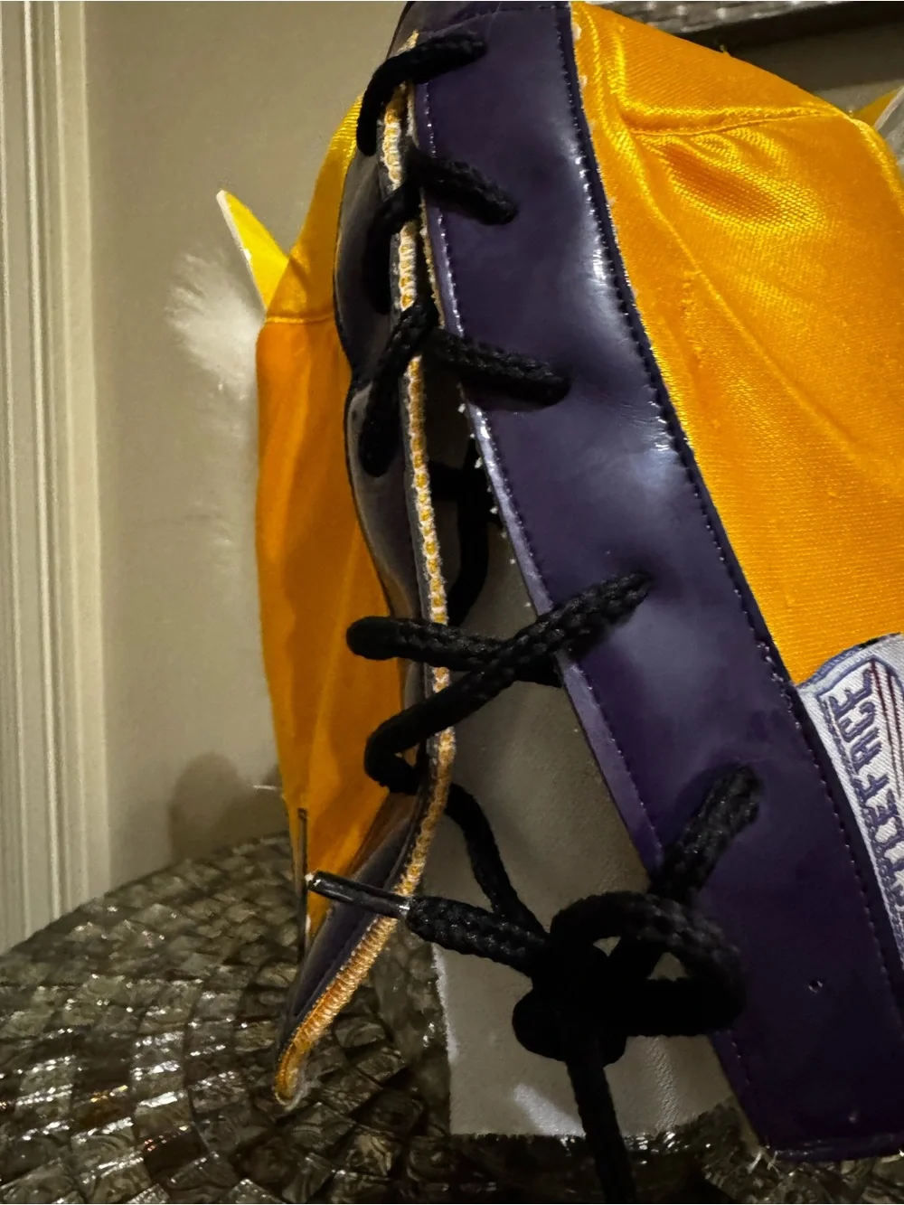 Gold and Purple Lucha Libre Tiger Mask